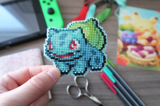 Cross-stitch pattern - Bulbasaur
