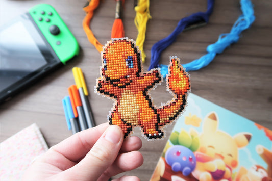 Cross-stitch pattern - Charmander
