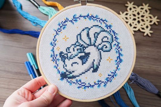 Cross-stitch pattern - Alolan Vulpix