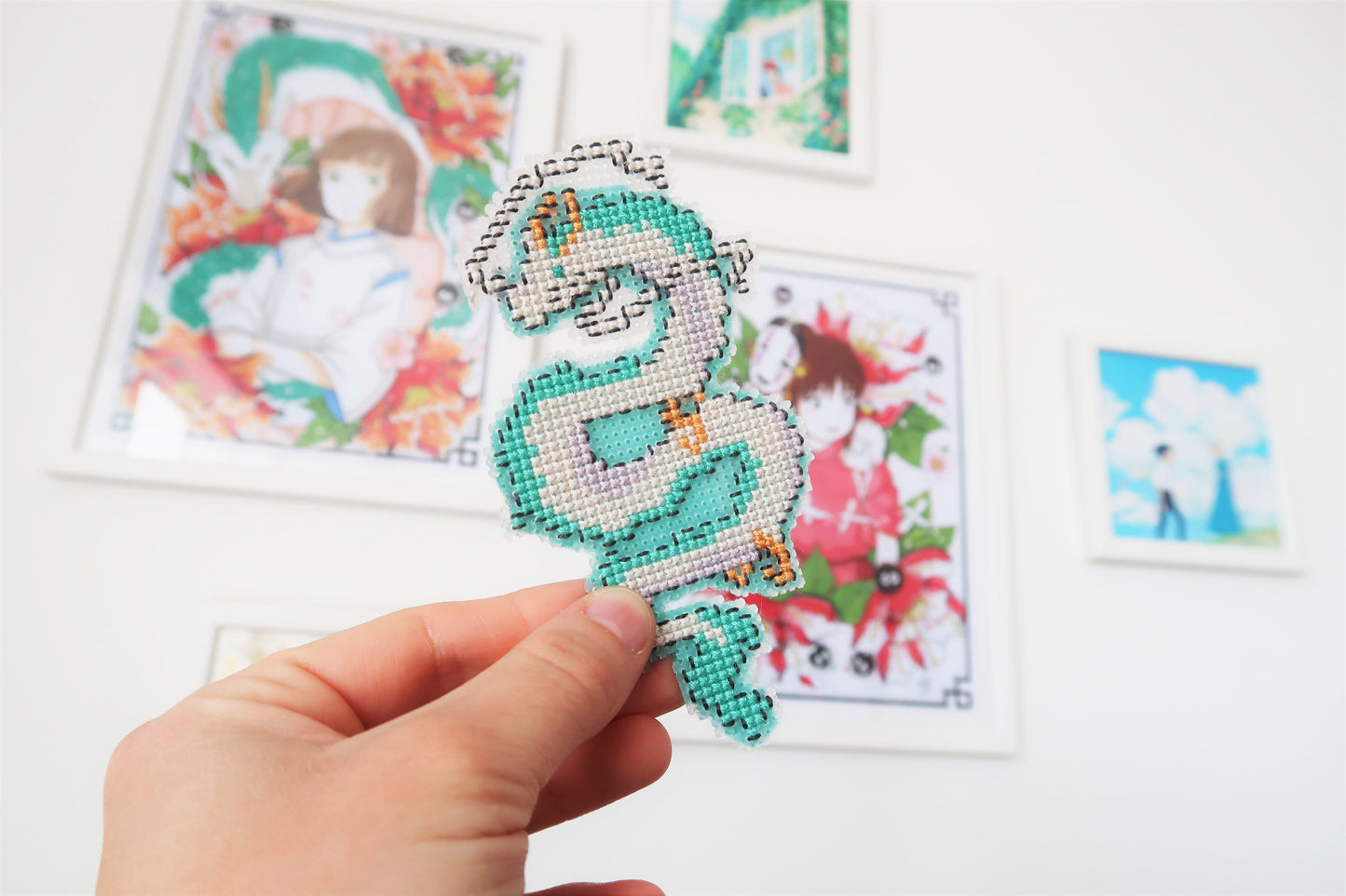 Cross-stitch pattern - Haku