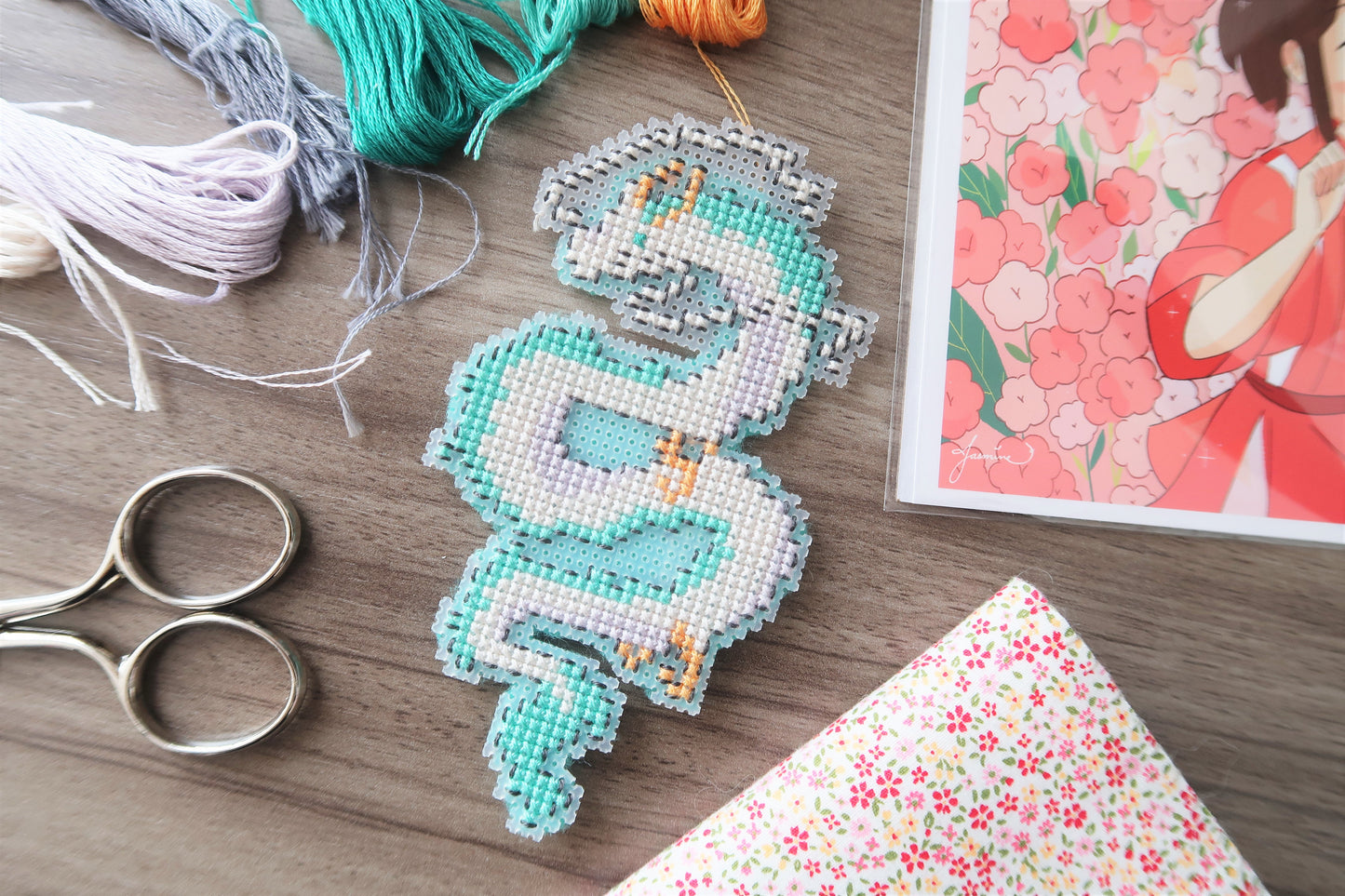 Cross-stitch pattern - Haku
