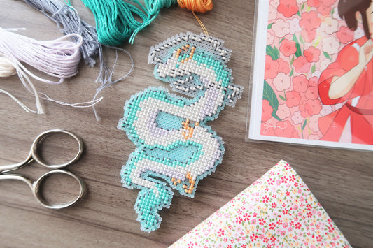 Cross-stitch pattern - Haku