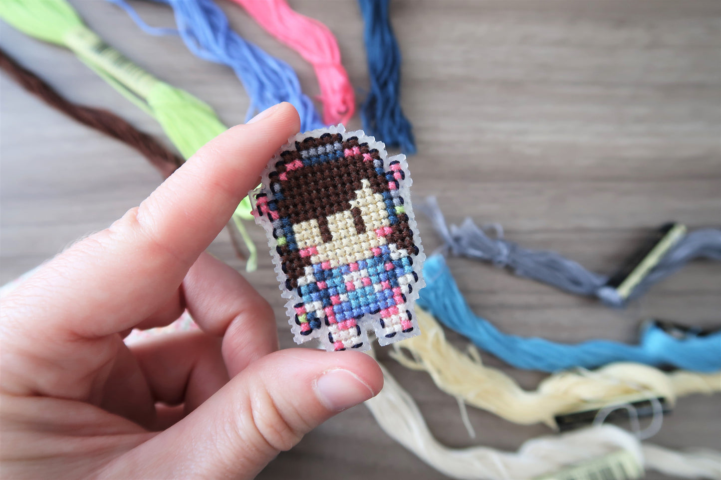 Cross-stitch pattern - Baby D.Va de Overwatch