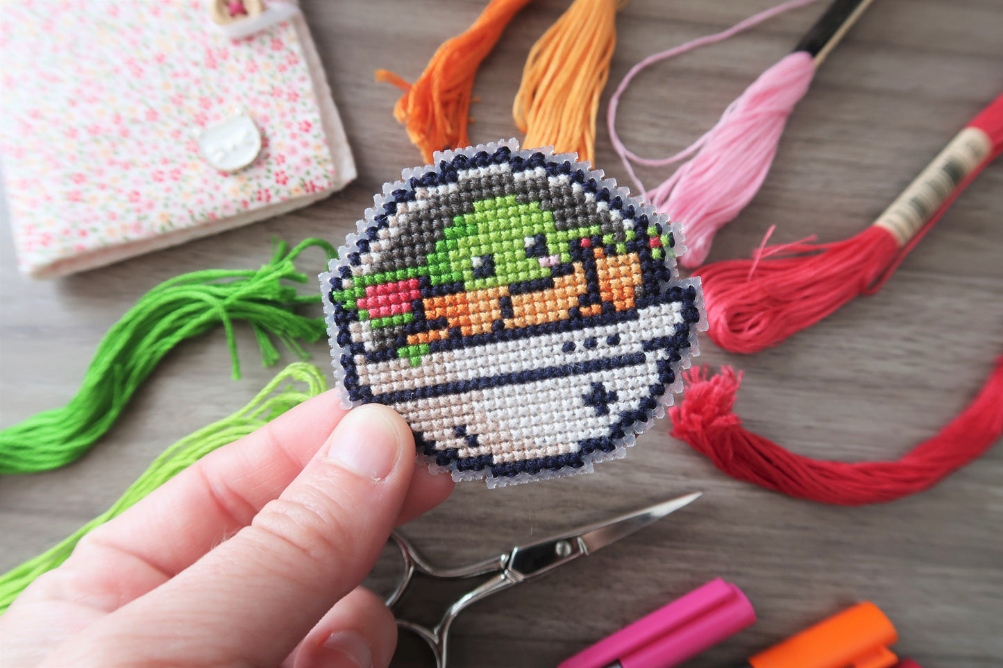 Cross-stitch pattern - Grogu