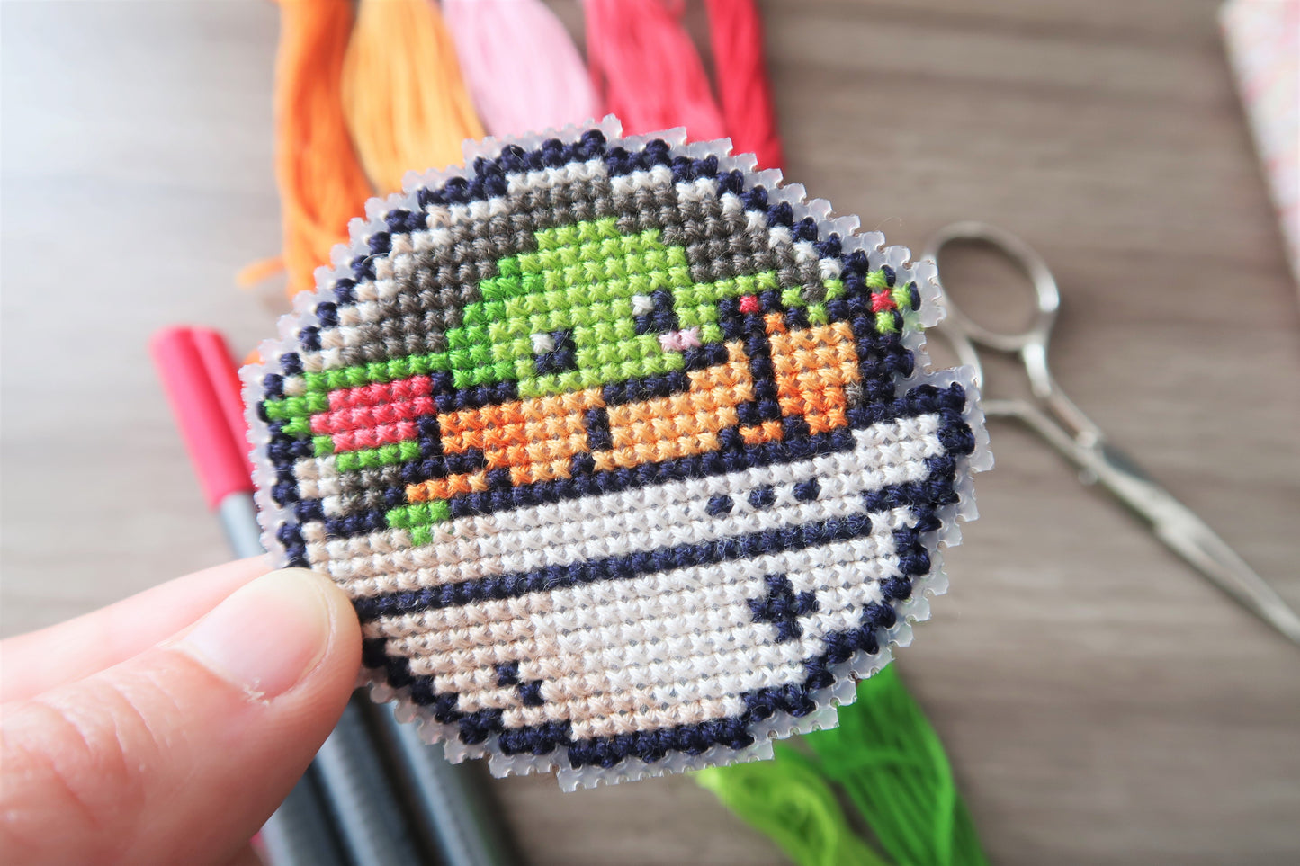 Cross-stitch pattern - Grogu