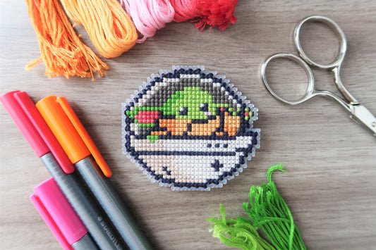 Cross-stitch pattern - Grogu