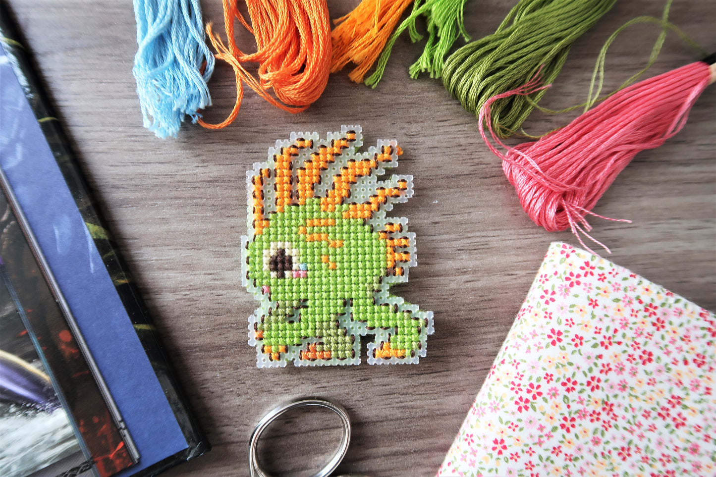 Cross-stitch pattern - Green Murloc