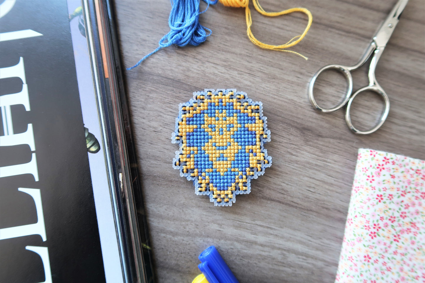 Cross-stitch pattern - WoW Alliance