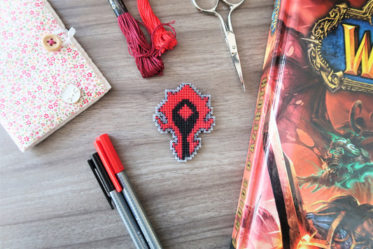 Cross-stitch pattern - WoW Horde