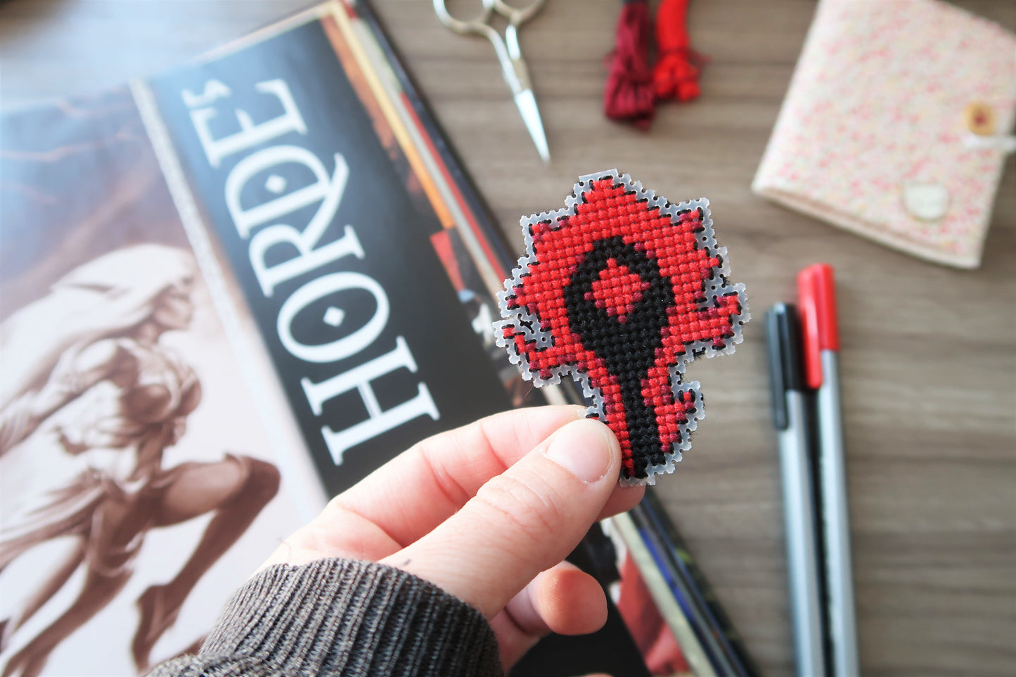Cross-stitch pattern - WoW Horde