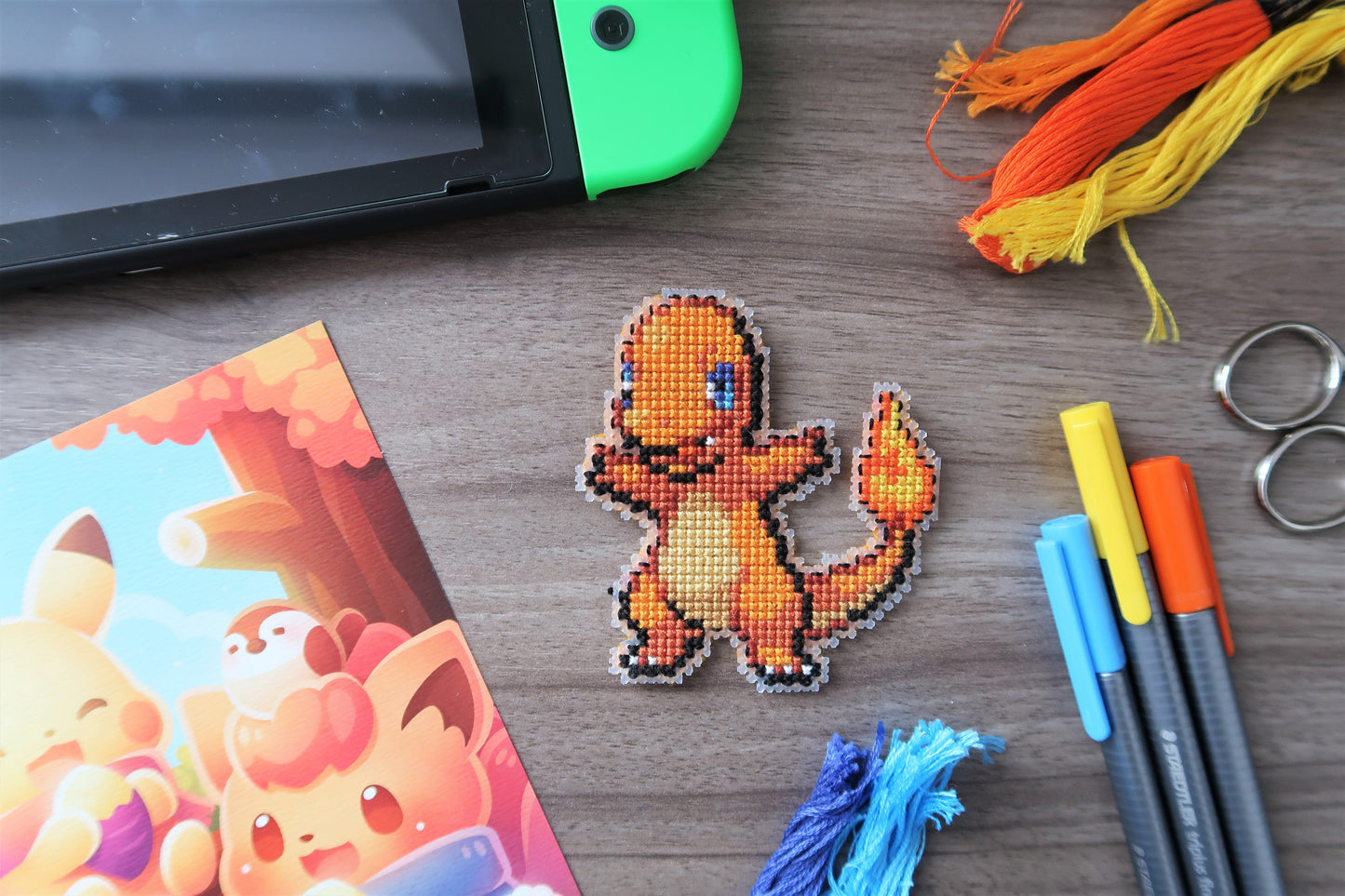 Cross-stitch pattern - Charmander