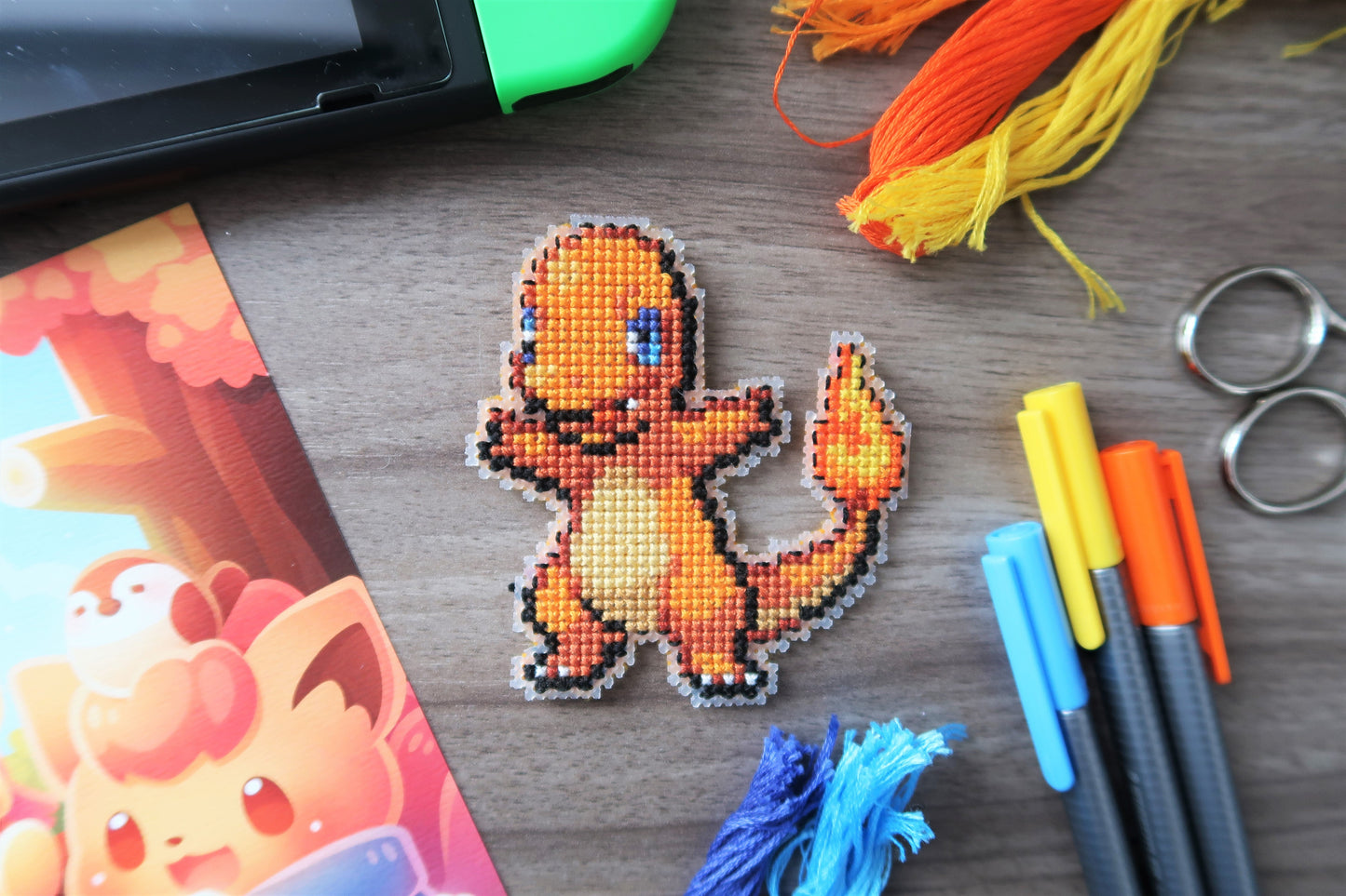 Cross-stitch pattern - Charmander