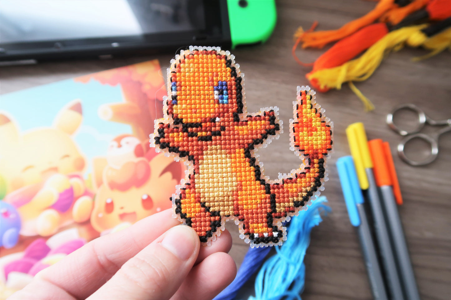Cross-stitch pattern - Charmander