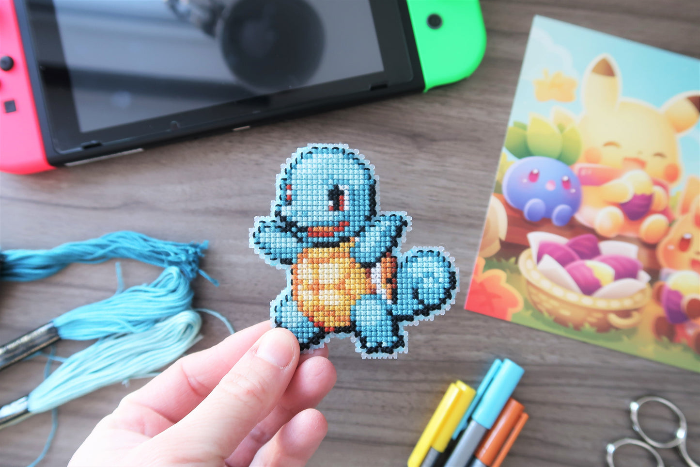 Cross-stitch pattern - Squirtle