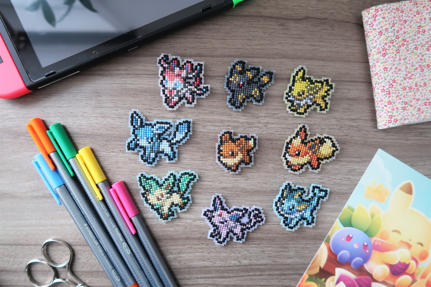 Cross-stitch pattern - Eeveelutions