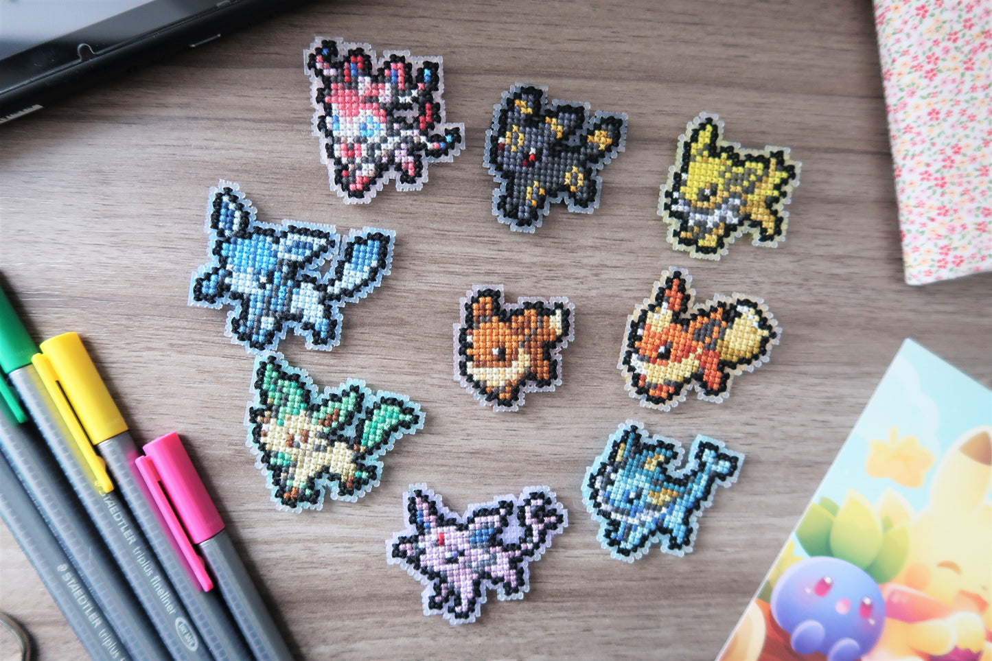 Cross-stitch pattern - Eeveelutions