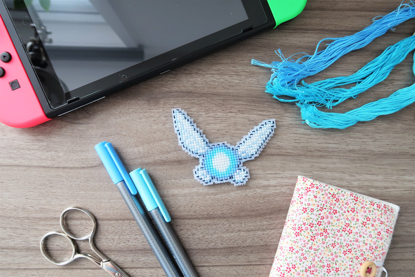 Cross-stitch pattern - Glow in the dark Navi Fairy