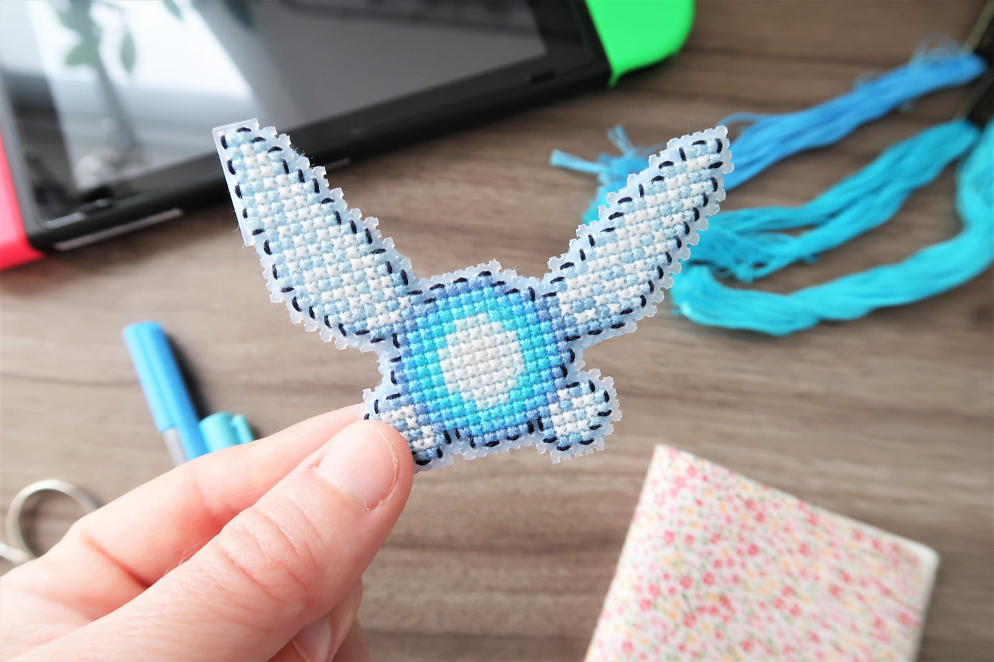 Cross-stitch pattern - Glow in the dark Navi Fairy