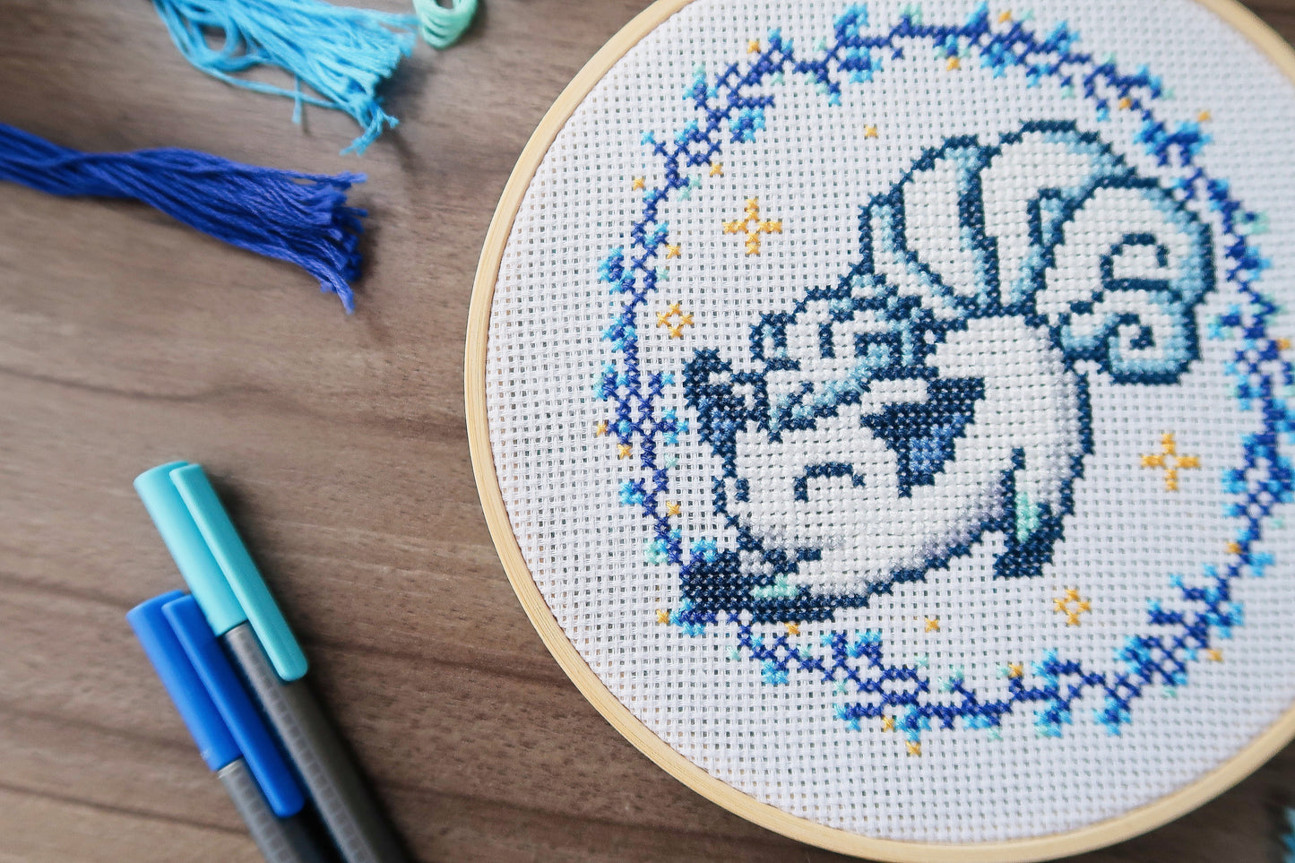 Cross-stitch pattern - Alolan Vulpix