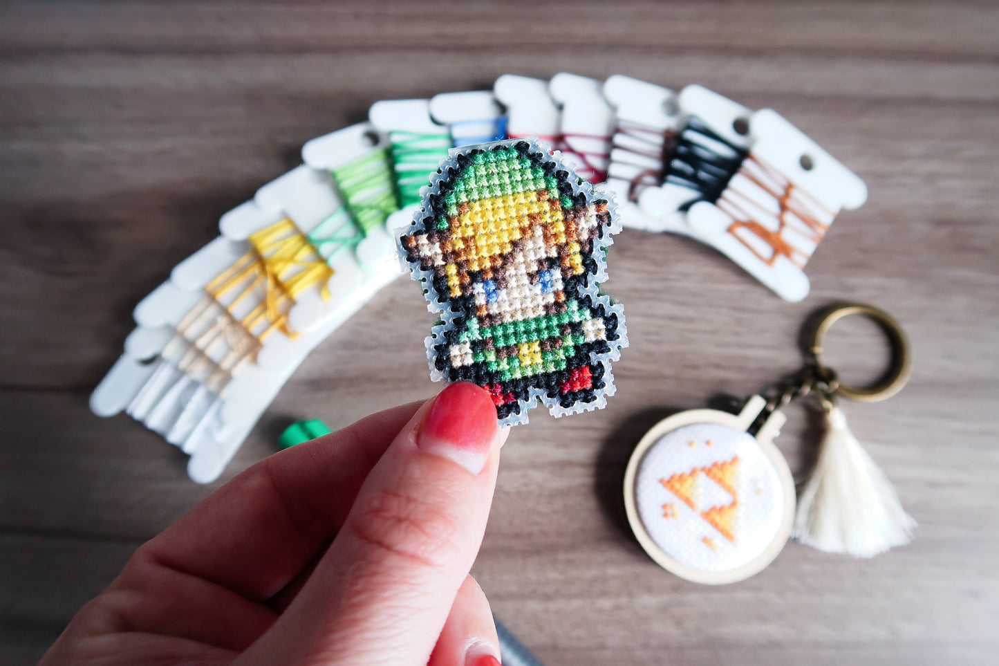 Link from Zelda - Cross stitch magnet kit