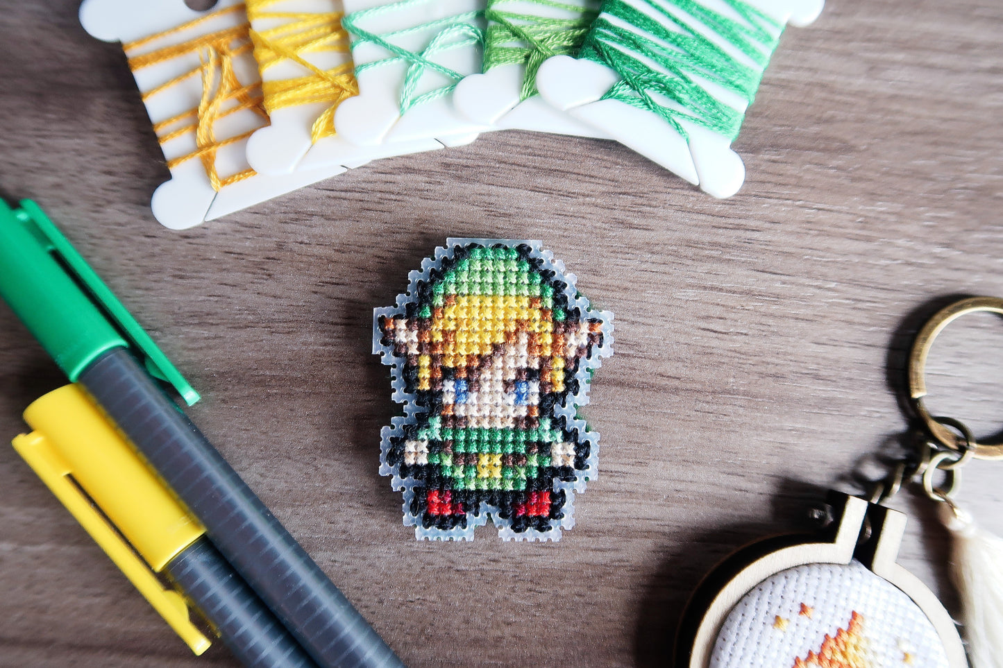 Link from Zelda - Cross stitch magnet kit