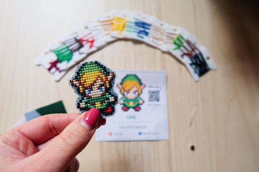 Link from Zelda - Cross stitch magnet kit