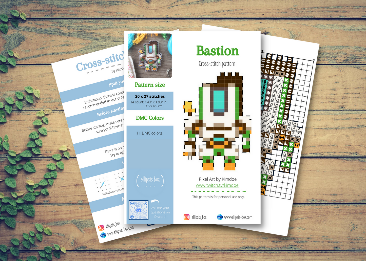 Cross-stitch pattern - Bastion